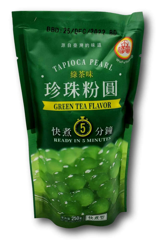 Tapioca pearl green tea flavor