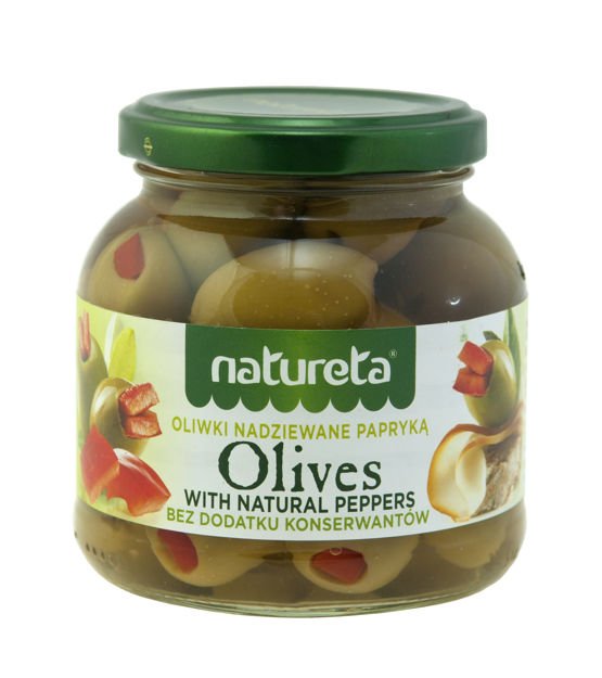 olives with natural peppers